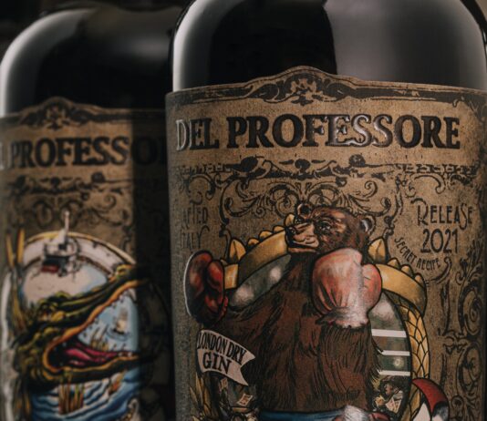 Nasce The Fighting Bear, il primo London Dry Gin firmato Del Professore
