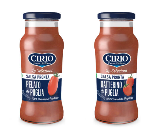 Salse Pronte 100% da pomodoro pugliese, le proposte Cirio della linea “Le Selezioni”