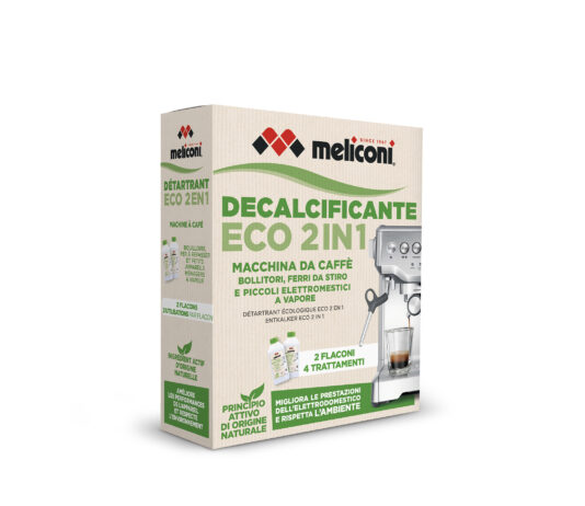 Meliconi DECALCIFICANTE 2in1 ECO per macchine da caffè e piccoli elettrodomestici