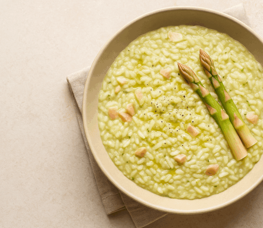 Risotto cremoso con Asparago Rosa di Mezzago