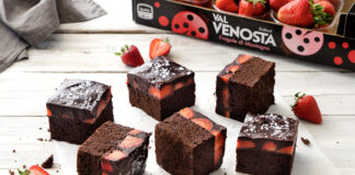 Brownies al cioccolato e Fragole Val Venosta