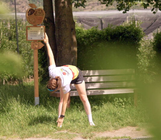 La palestra più bella? È tra i meleti della Val Venosta!